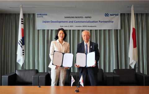 Samsung Bioepis (President and CEO: Kyung-Ah Kim) has entered into a license, development and commercialization agreement with NIPRO Corporation (President: Yoshihiko Sano) for multiple biosimilar candidates in Japan.